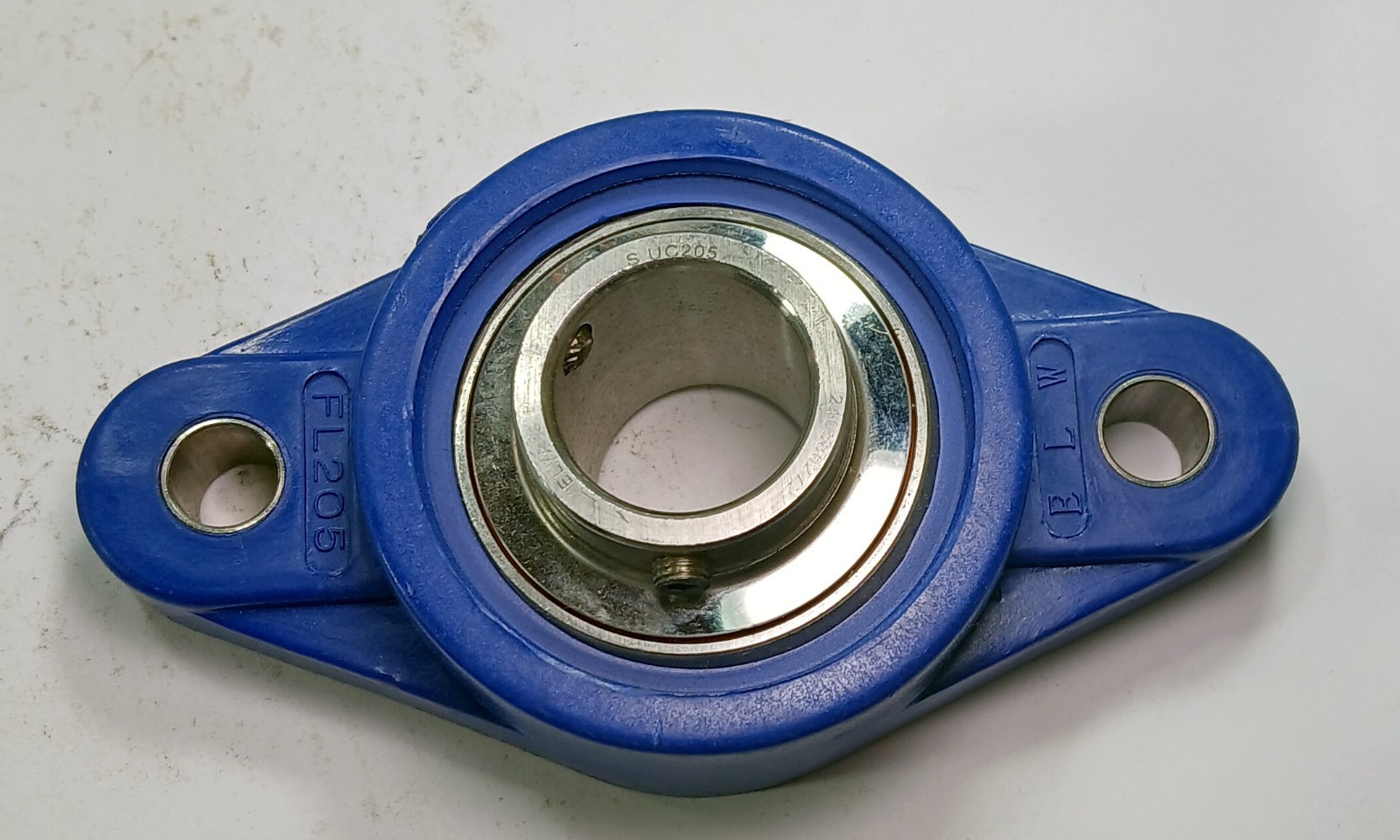 1 NEW ELW SUCFL205 2 BOLT THERMOPLASTIC FLANGE BLOCK BEARING NNB **MAKE OFFER**