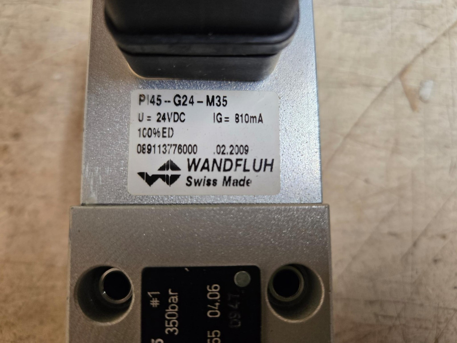 NOS Wandfluh Hydraulic Proportional Spool Valve WDPFA06-ADB-V-32-G24/M35/55