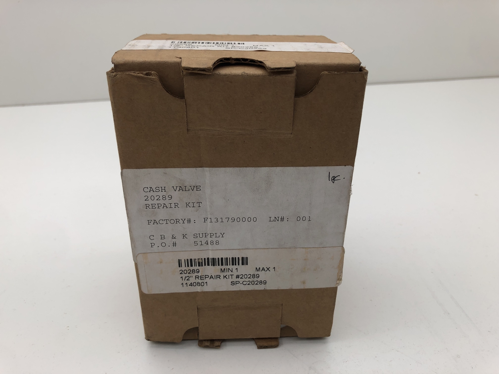 CASH 20289 VALVE REPAIR KIT