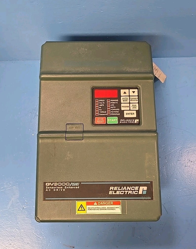 RELIANCE 15V4160 15HP 460V 3Ph GV3000/SE SENSORLESS ENHANCED AC DRIVE