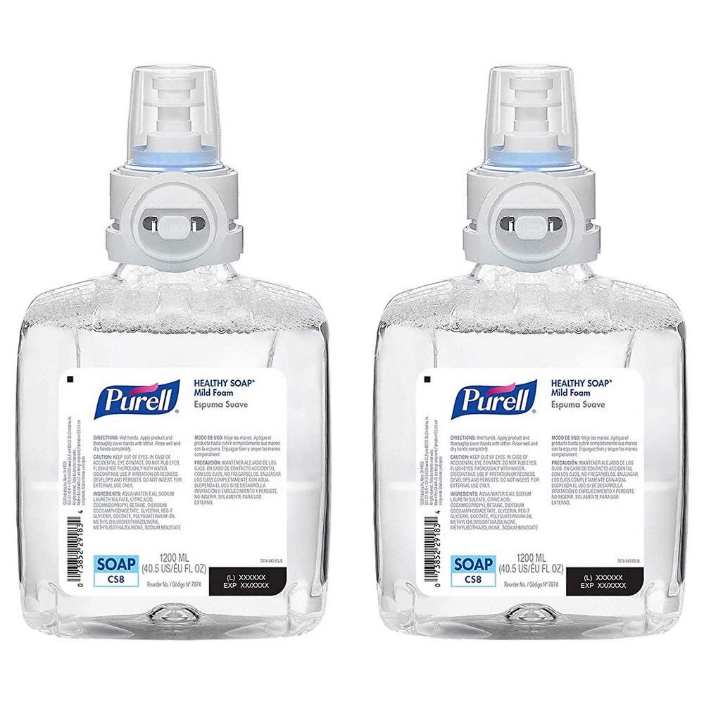 PURELL 7874-02 Hand Soap,CLR,1,200 mL,,PK2 60LY50
