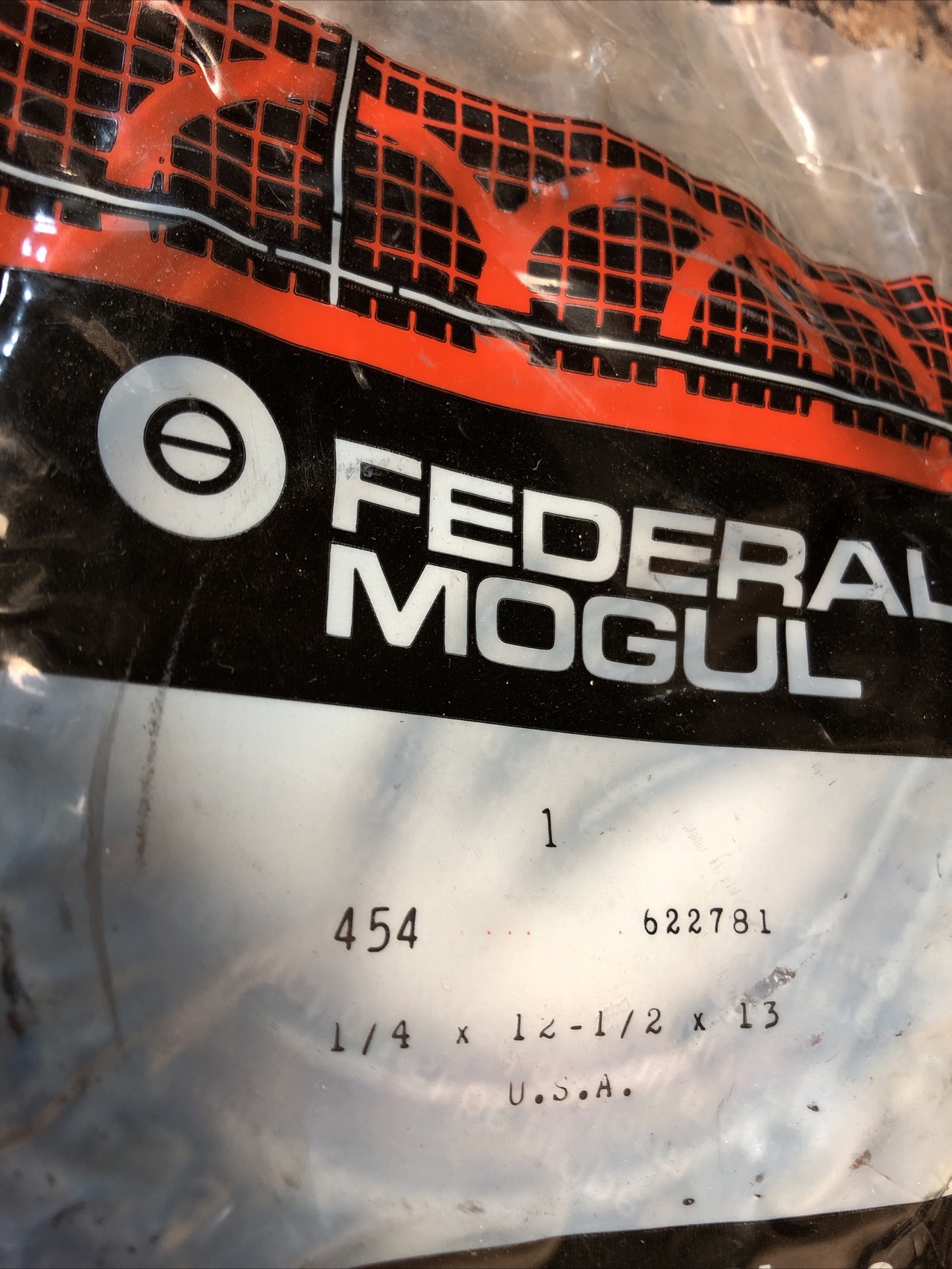 Federal-Mogul 454 O-Ring 12-1/2″ ID, 13″ OD, 1/4″ W X1 F+S!