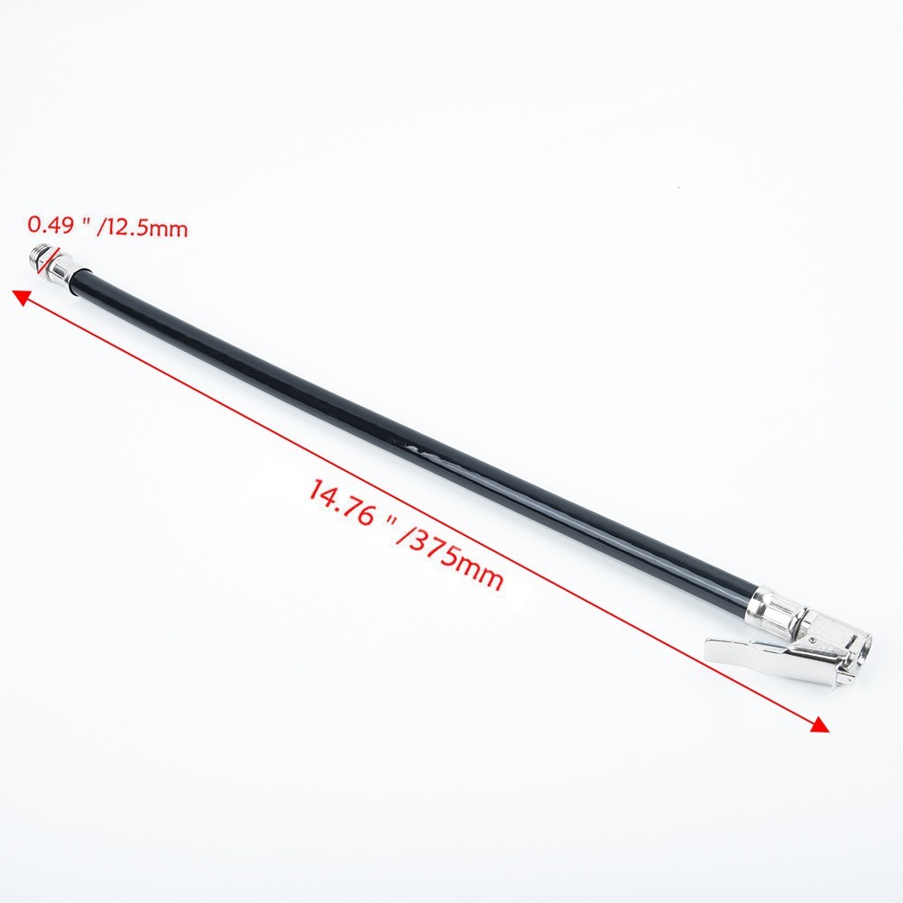 Car Truck Air Tire Pressure Meter Inflator Auto Automobile Flexible Rubber Hose