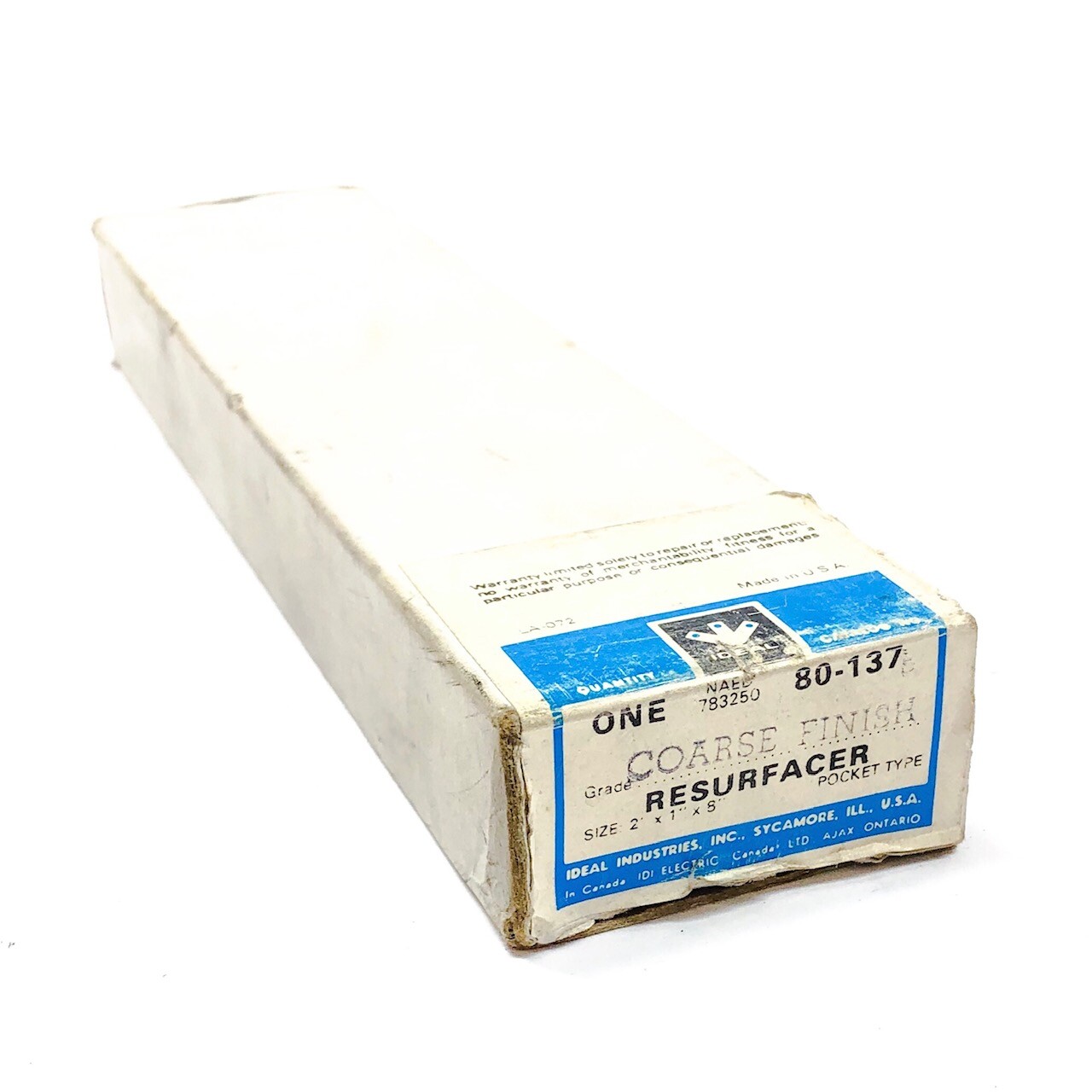 80-137 Ideal Resurfacer, Coarse Finish, Block Size 2″ x 1″ x 8″