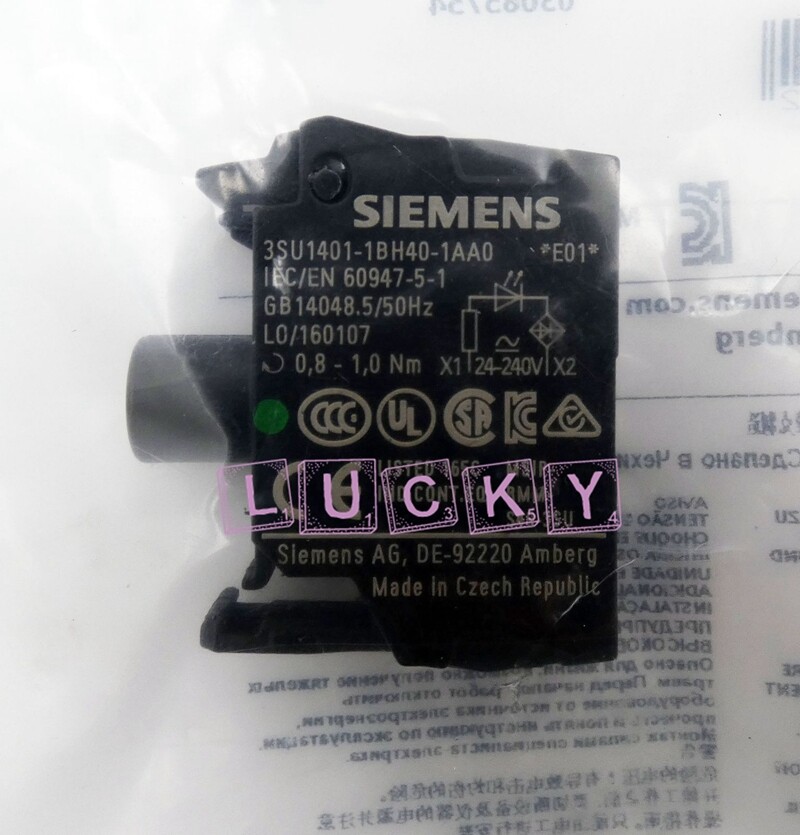 1PC NEW FOR SIEMENS 3SU1401-1BH40-1AA0 Button indicator light accessory contact