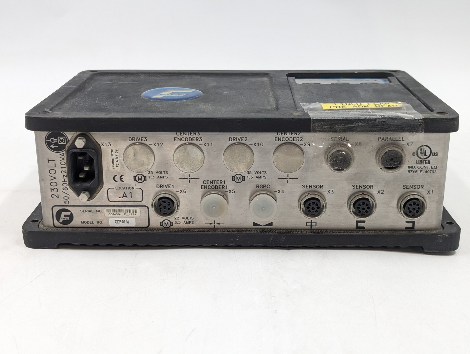Fife CDP-01-M 230V Web Guide Monitor/Controller | *For Parts*