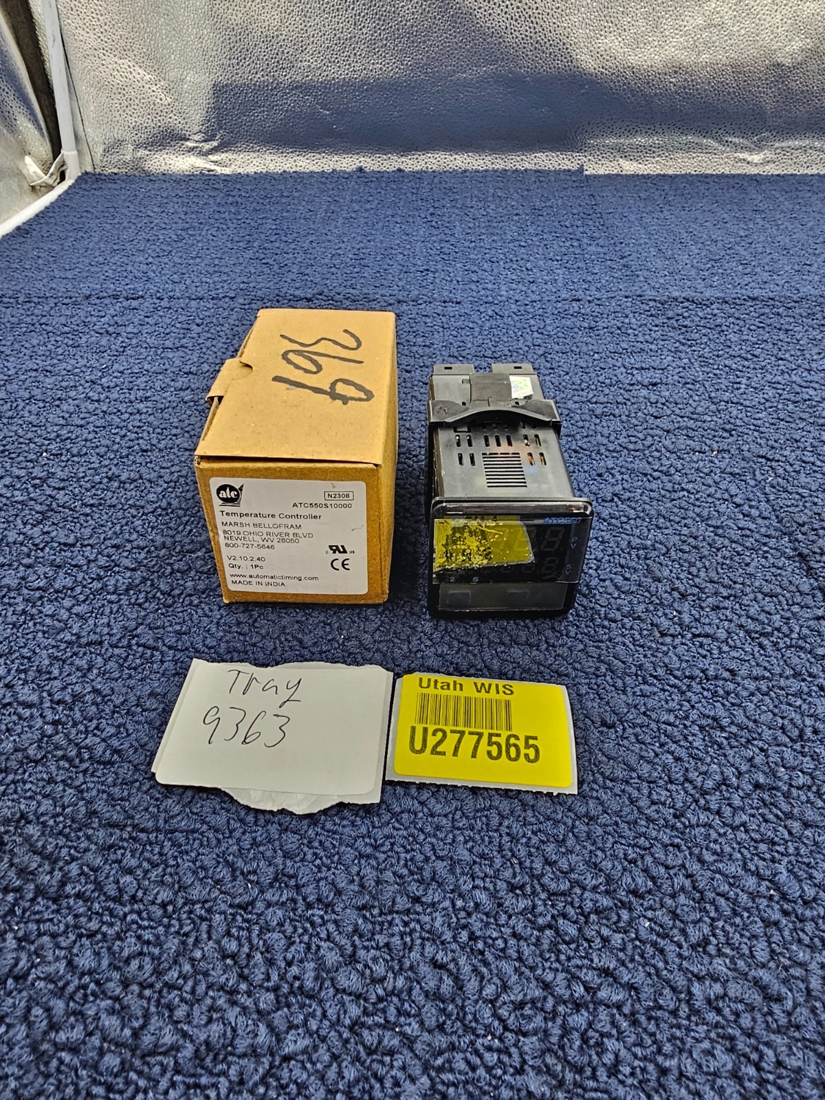 ATC Automatic Timing & Controls ATC550S10000 1/16 DIN ON/OFF PID Controller