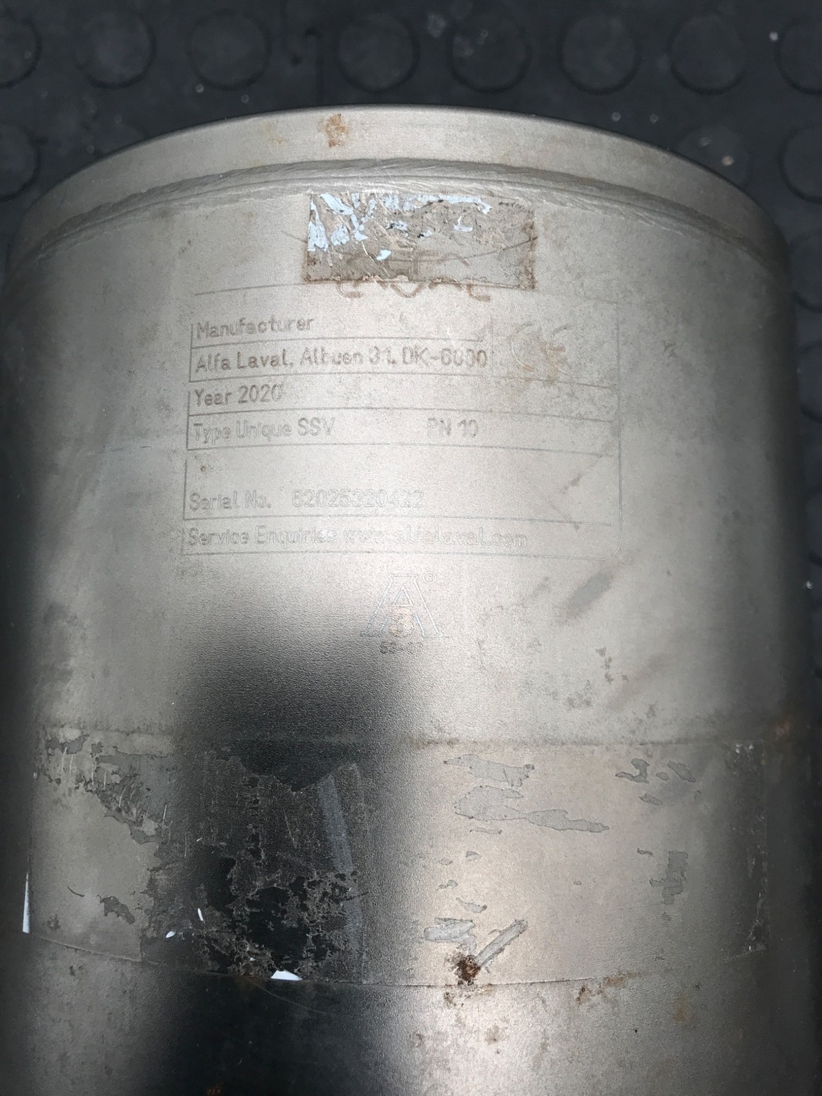 Alfa Laval Unique SSV PN10 Sanitary Single Seat Valve USED