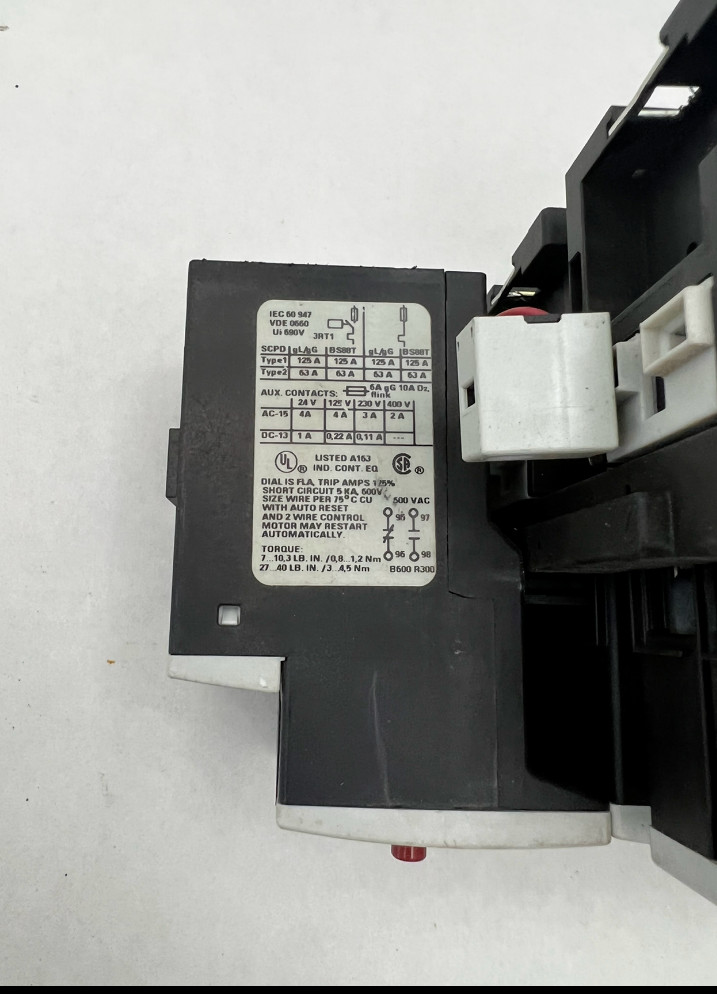 Siemens 3RA1333-8XB30-1AK6 Lightly Used 3P Reversing Starter 6-25A See Pics #B79