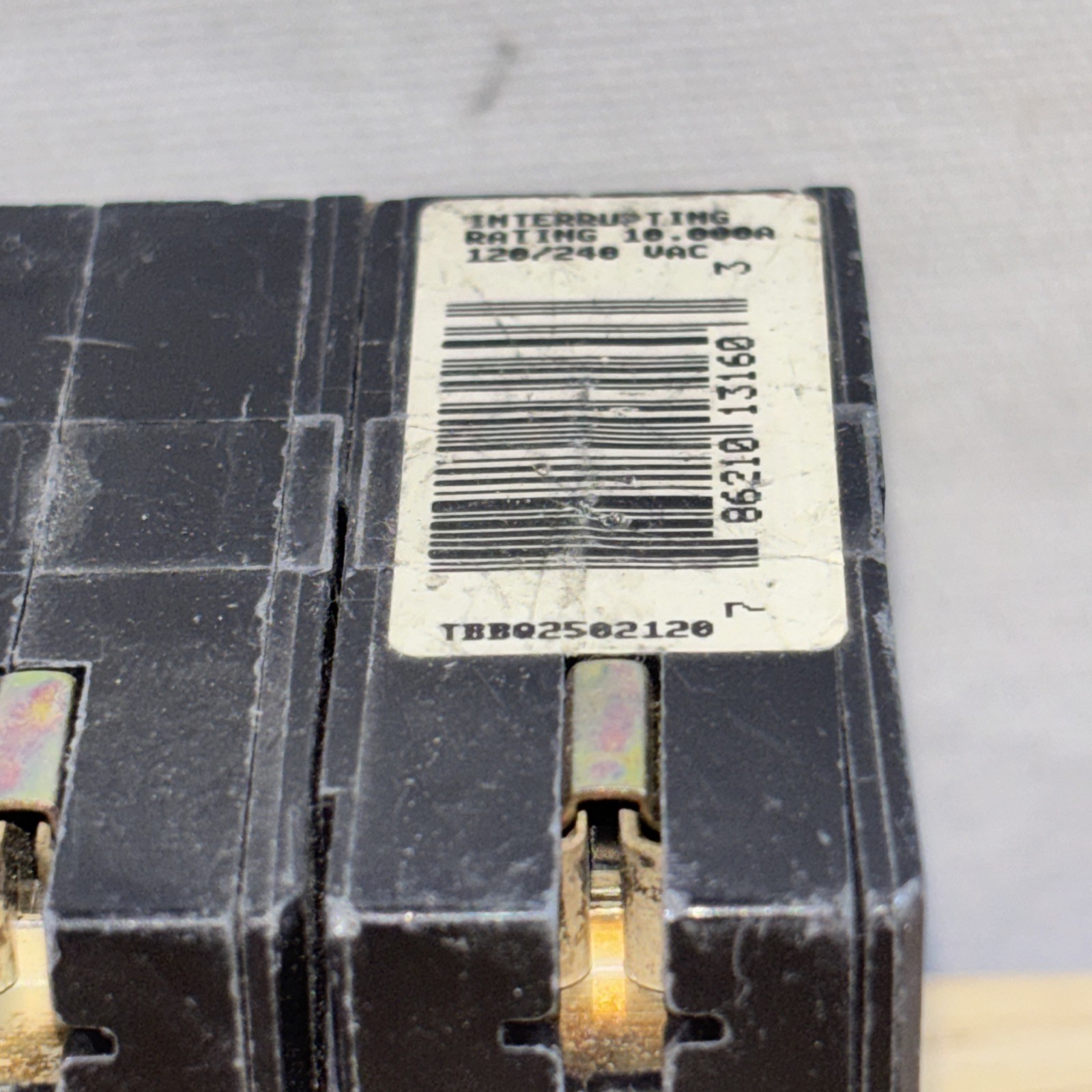 T&B Circuit Breaker TBBQ-2502120 Quadplex 20/50/50/20 4 pole 120/240 VAC-HACR