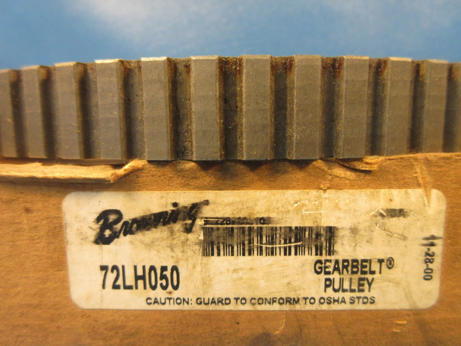 Browning 72LH050 3/8″ to 1-1/2″ Bore Range, 72 Teeth Timing Belt Sprocket