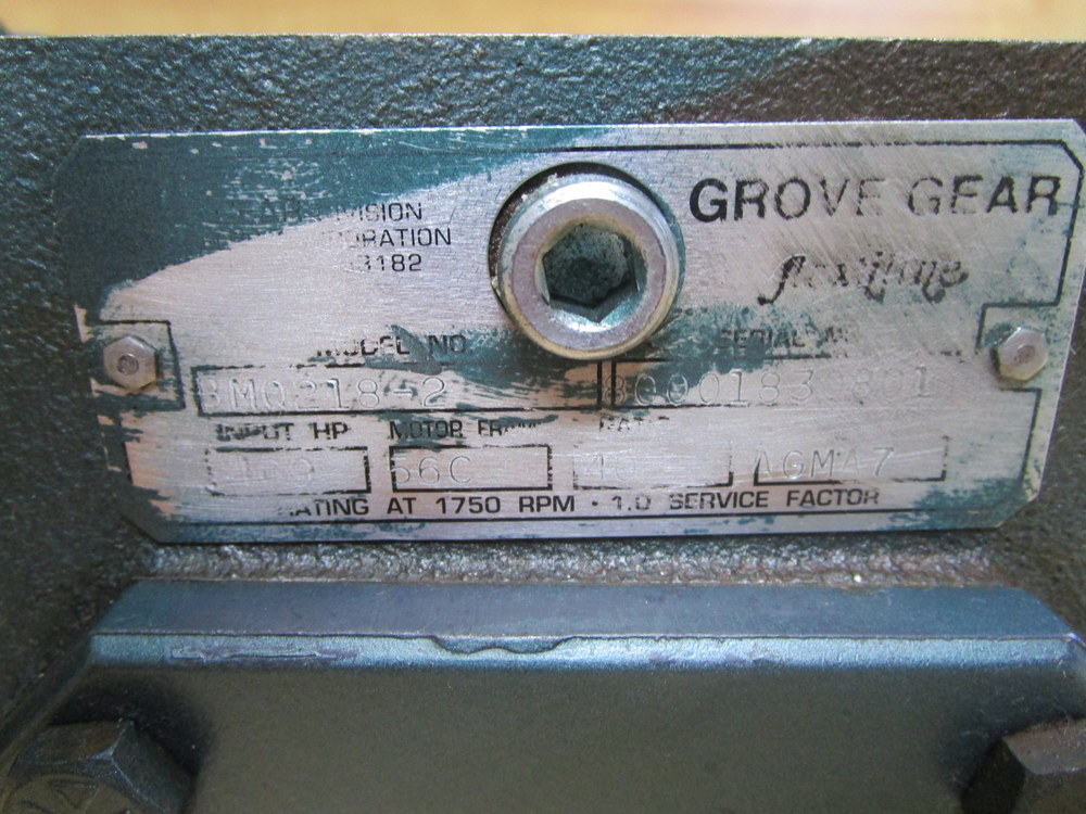 Grove Gear BMQ218-2 Regal Baloit Gear Reducer BMQ2182
