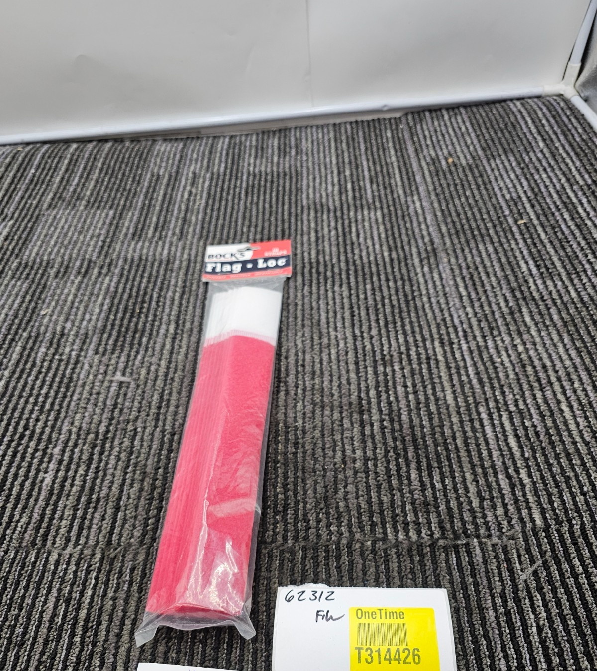 (QTY 10) Bock’s Flag-Loc ID Strap 7321RE Red / Reusable Nylon Leg Band