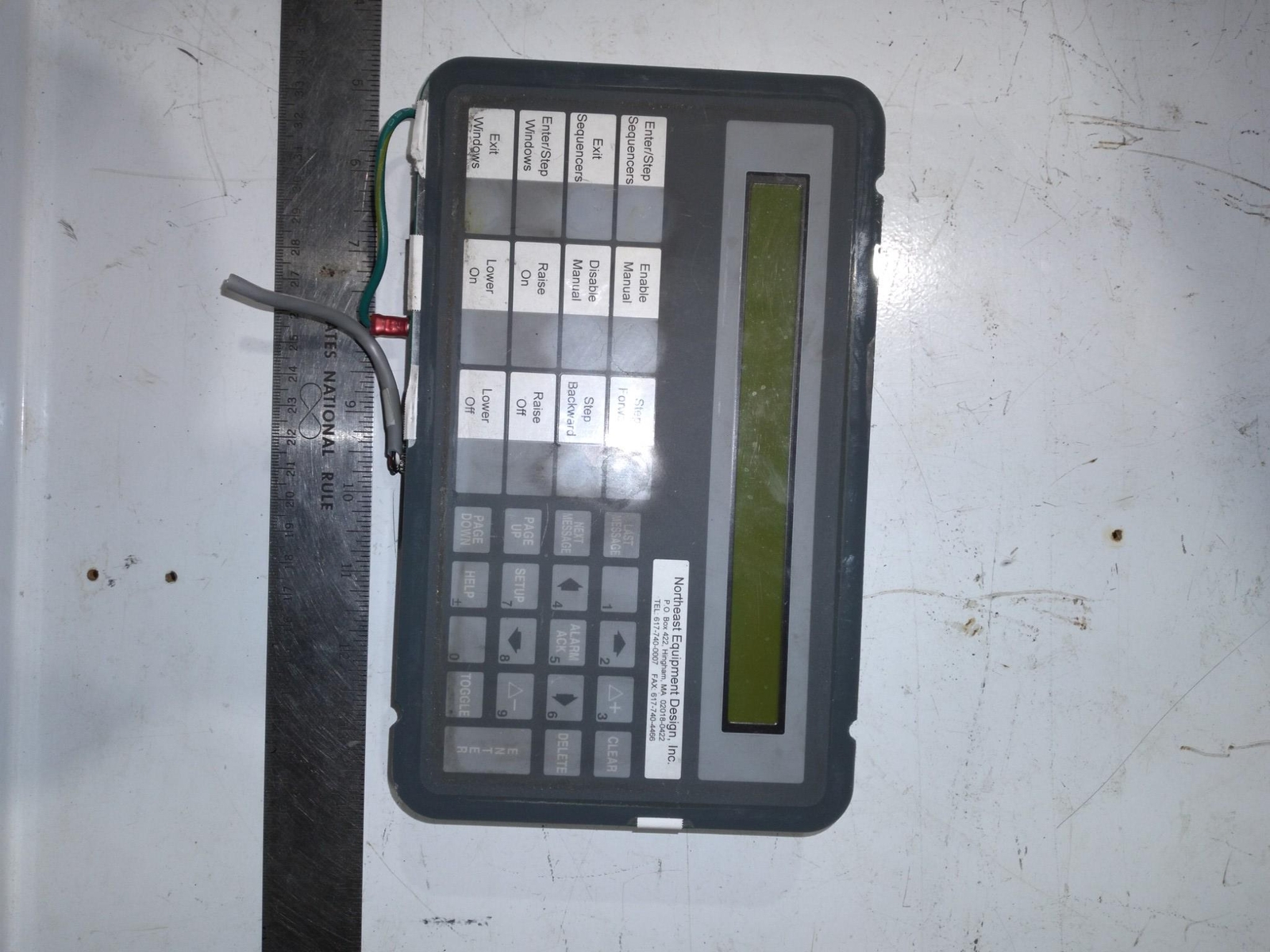 MAPLE SYSTEMS 01T3200-B00 NORTHEAST EQUIPMENT 2X40 LCD 12-30 VDC