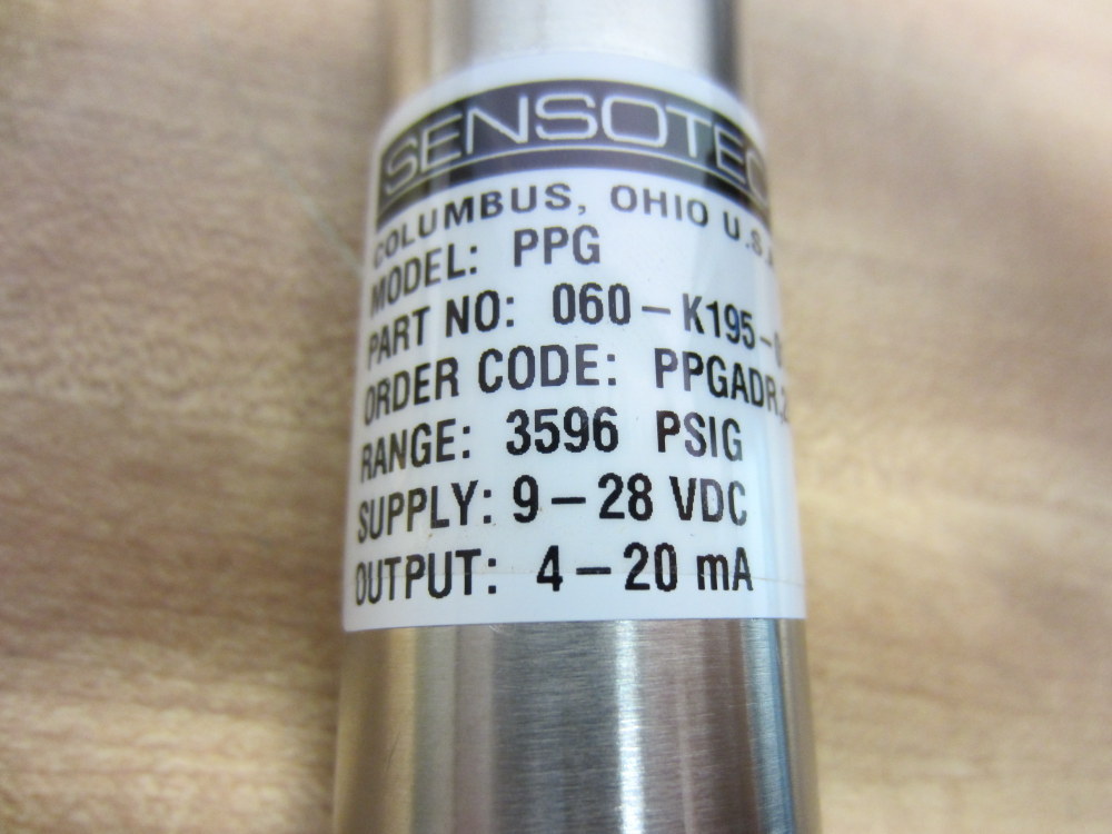Honeywell 060-K195-01-01 Transducer Model PPG Sensotec