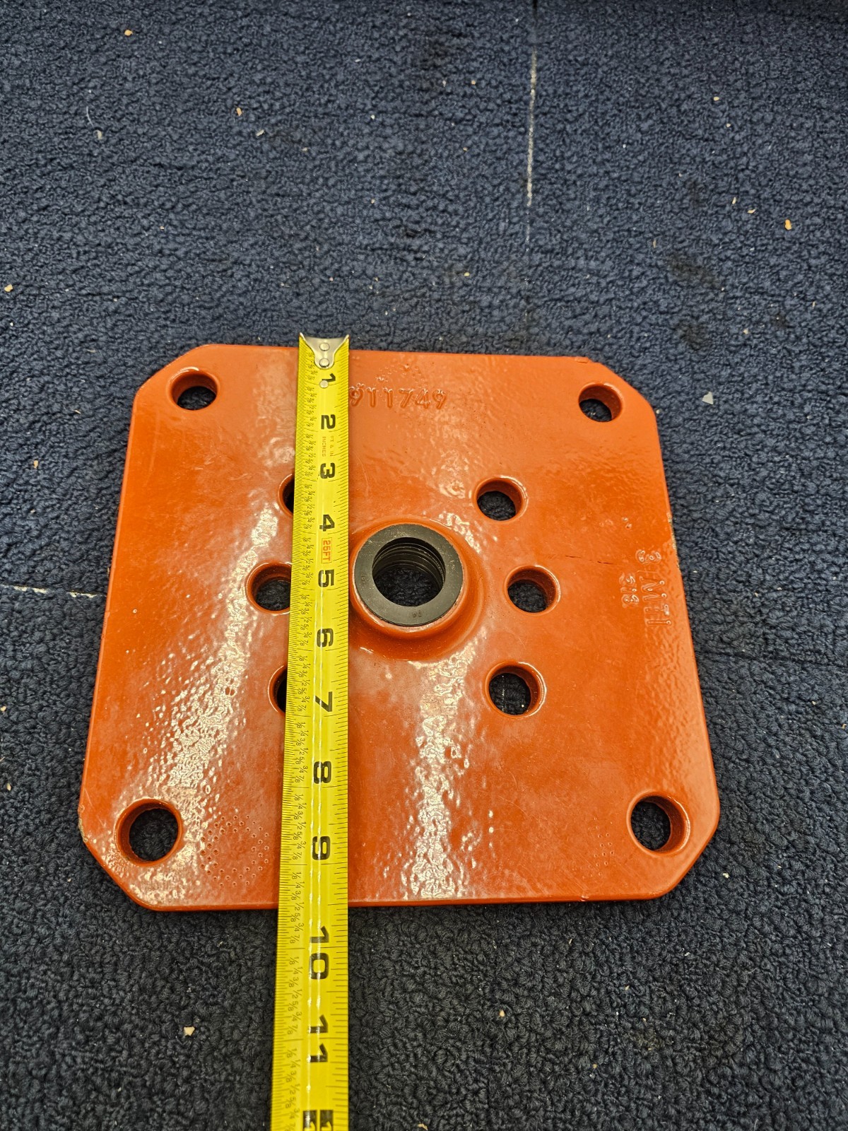 Heavy Duty Post Base Plate, 911749 Orange 9-1/2″ x 9-1/4″ 3 MTI