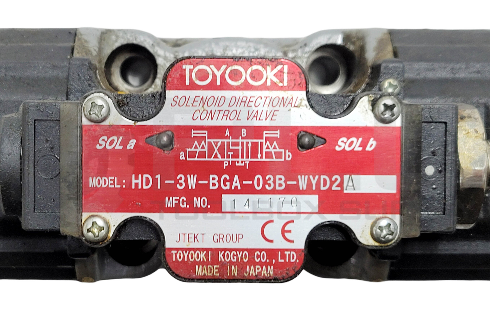 TOYOOKI KOGYO HD1-3W-BGA-03B-WYD2 DIRECTIONAL CONTROL VALVE