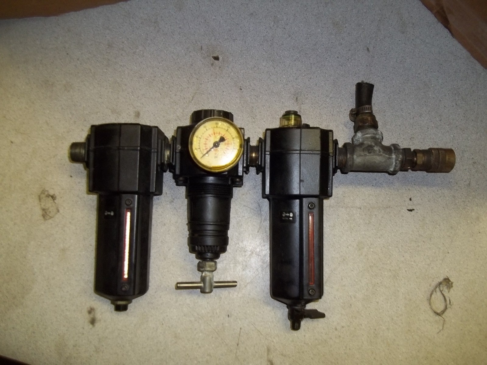 Norgren Assembly w/ F74G-UAN-AD1 HR74G-4AT-RMG L74C-4AP-QDN *FREE SHIPPING*