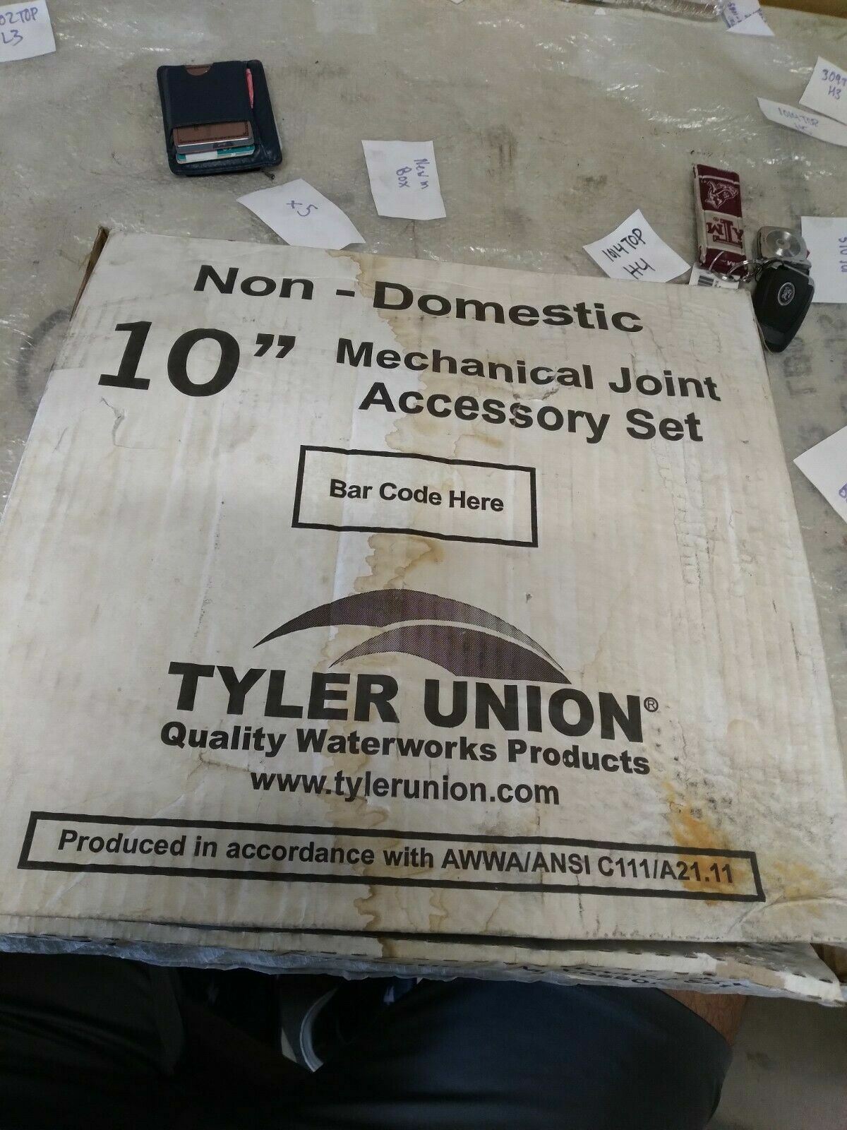 TYLER UNION 10″ MECHANICAL JOINT NON-DOMESTIC