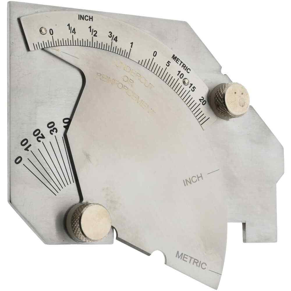 SPI 14-169-7 Stainless Steel Bridge Cam Gage: 1/8 to 3/4 inch ( 3 to 20 mm)