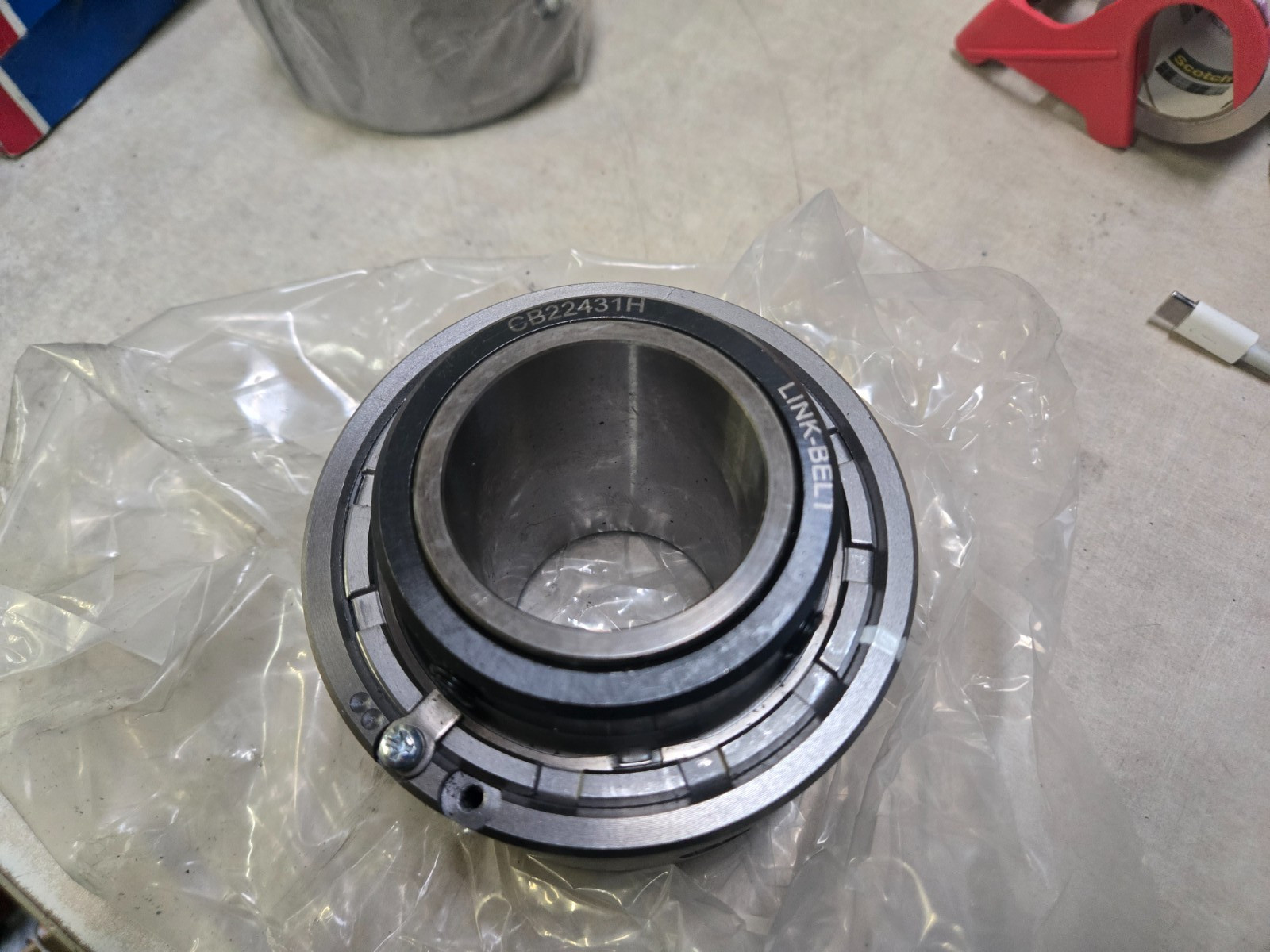 Linkbelt CB22431H Cartridge – Sph. Roller, 1-15/16 in Bore, 4-1/8 in OD, 2-7/16w