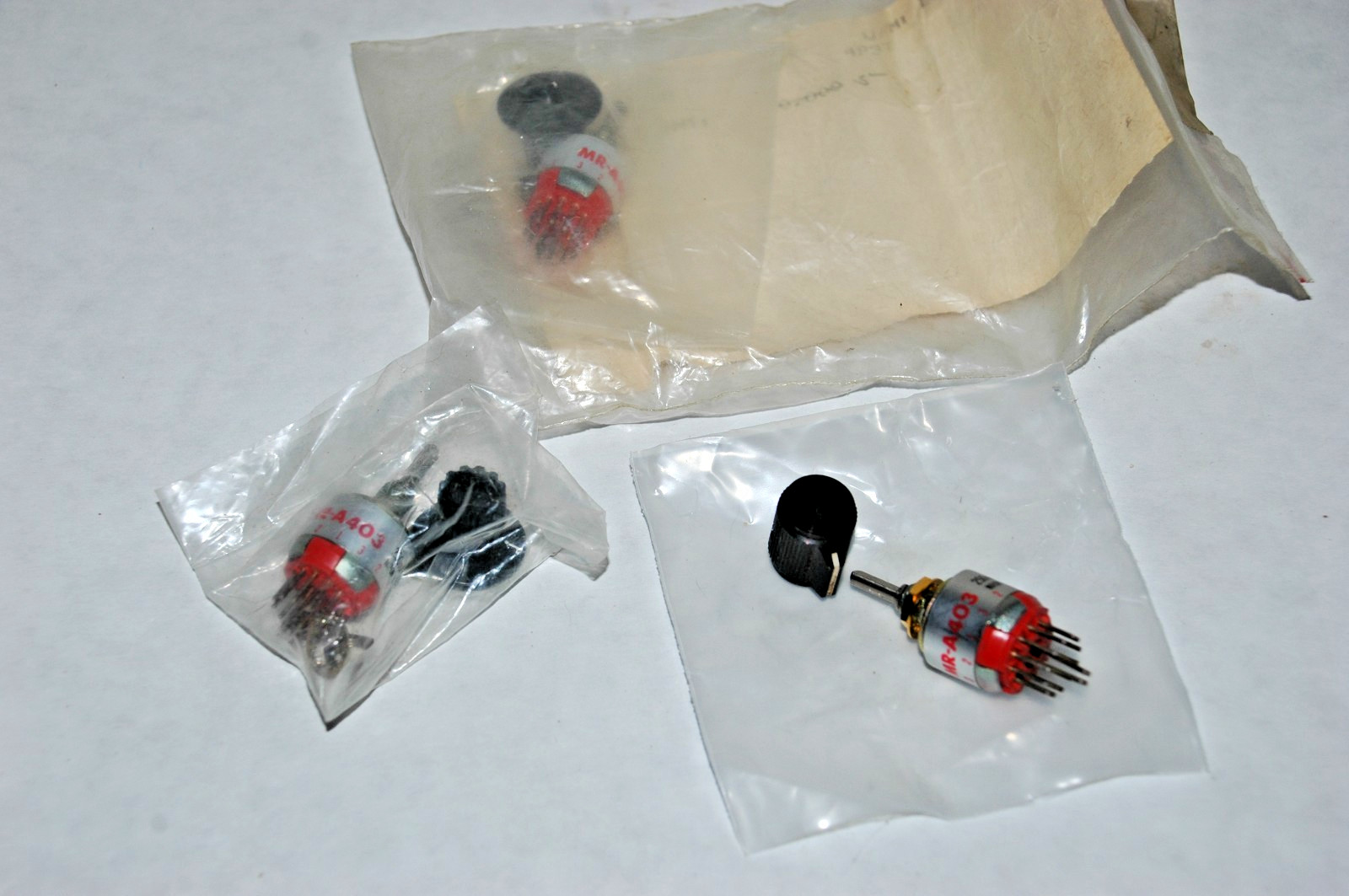 NKK MR-A403 Rotary Switch 4P3T NOS 2 Sealed 1 Open 3 total (RB3.4)