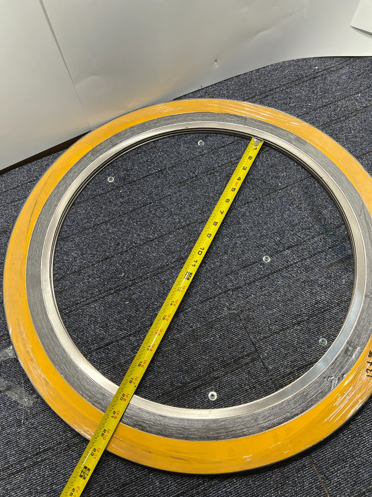 QTY 8 Flexitallic Spiral Wound Gasket 20″ 300 ASME B16.20 347/347/FG Yellow