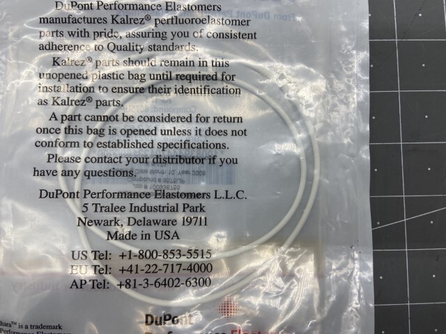 Kalrez K#173 Compound 8575UP 8.487 X 0.103 in O-Ring PN: AS-568A