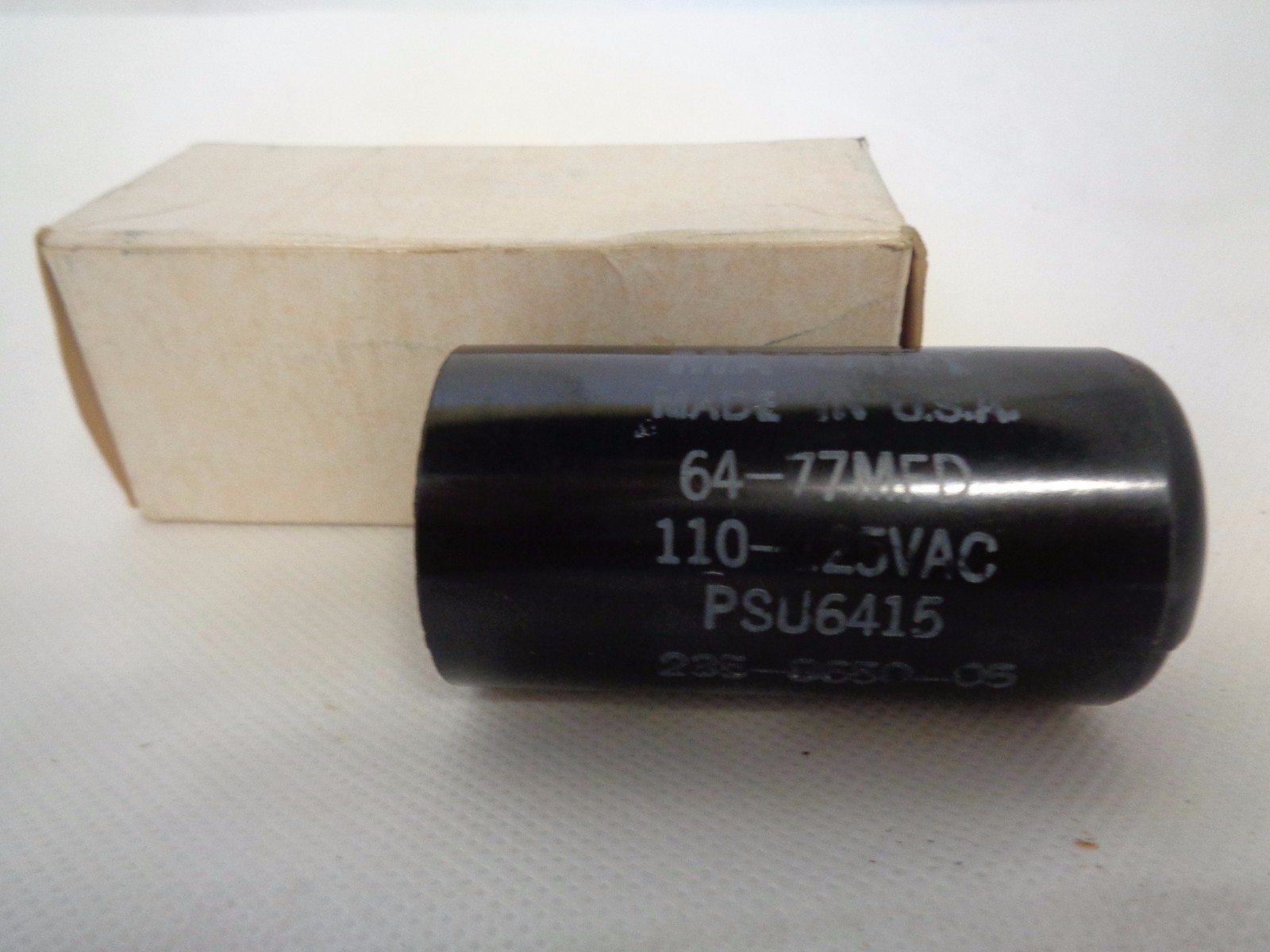 NEW OLD RELIABLE/HARRY ALTER 48074 CAPACITOR 21-25 MFD 330VAC