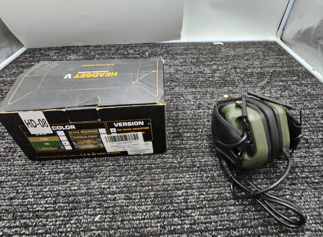 ATAIRSOFT Tactical Headset Wargame Airsoft Headphone W/O Noise Cancellation
