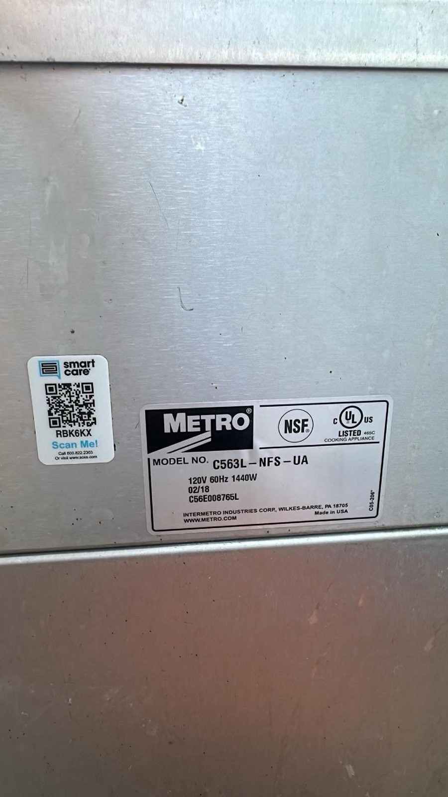 C5 C563L-SFS-UA 6 Series Insulated Holding Cabinet, Undercounter 120V
