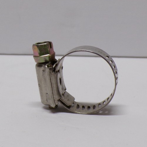 25 Pack Stainless Steel Hose Clamps 1/2″ Band #8 HC-8PB