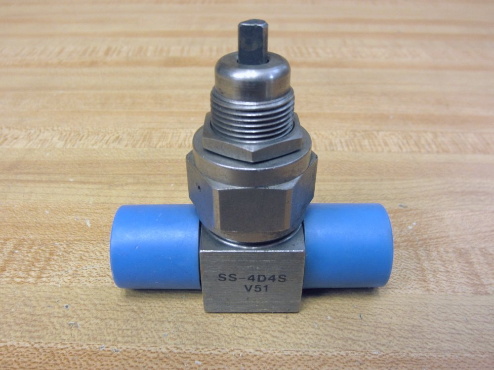 Nupro SS-4D4S V51 Gas Shut-Off Valve SS4D4SV51 Valve Only