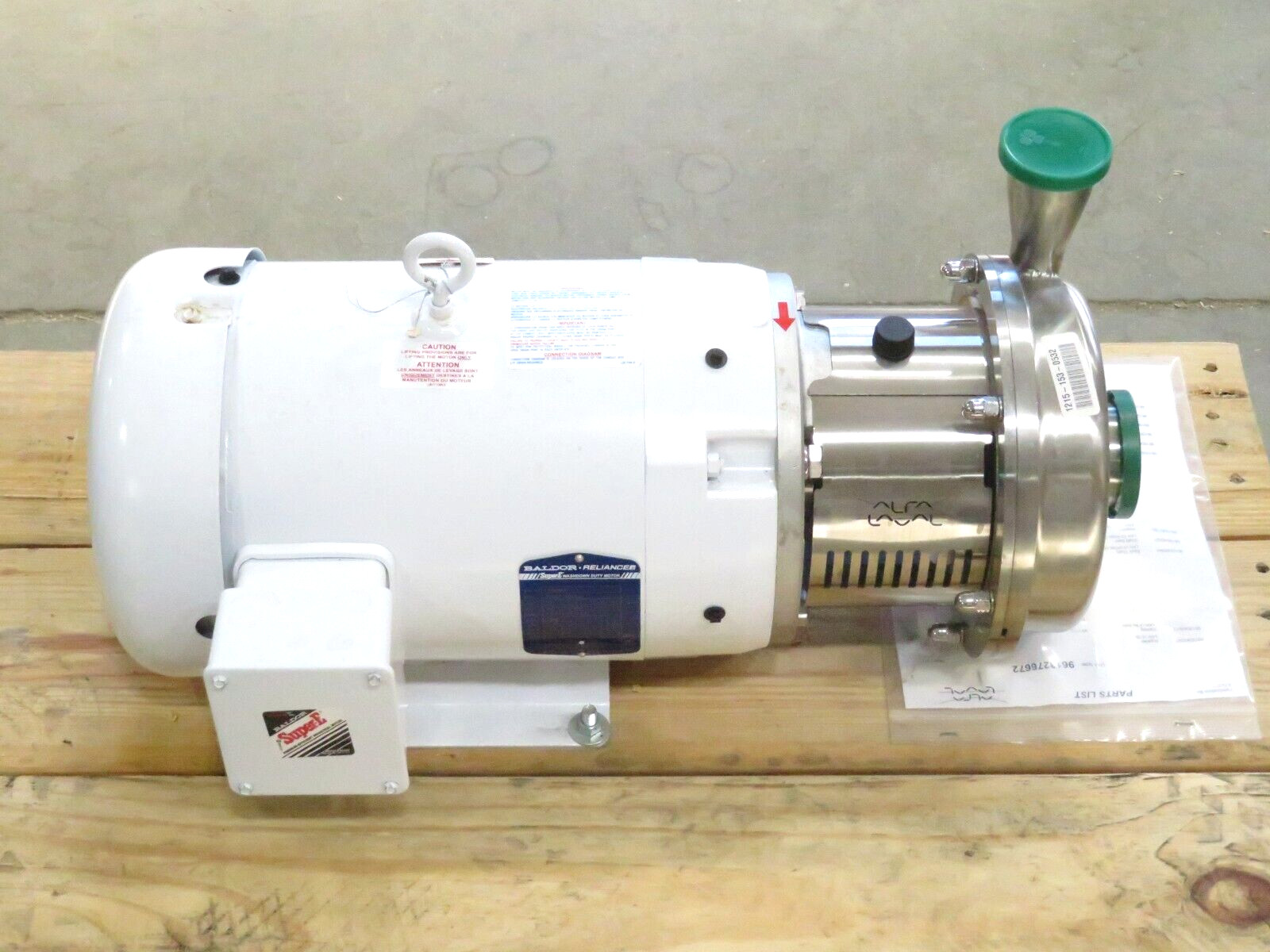 2-1/2″ X 2″ Alfa Laval LKH10M163S2EN21AAN Centrifugal Pump NEW 9613276672 10HP