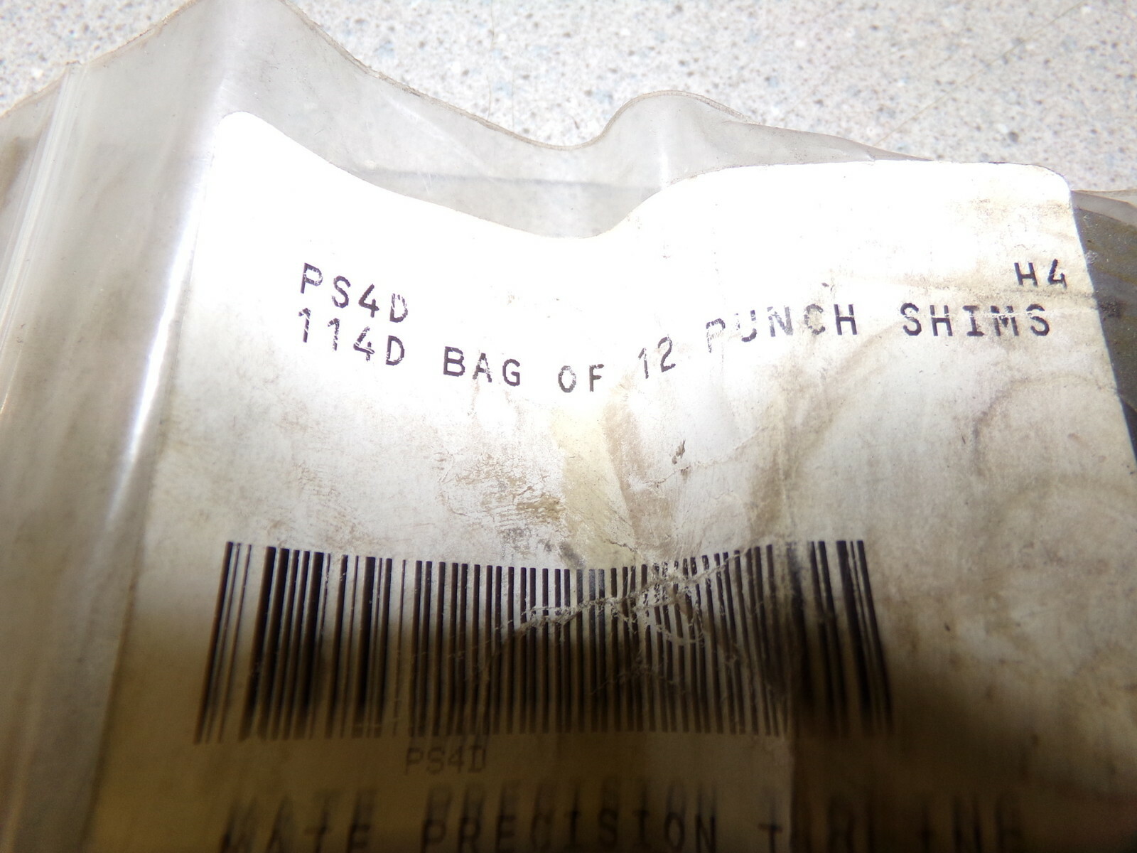 NEW Mate 114D Bag of 12 Punch Shims *FREE SHIPPING*