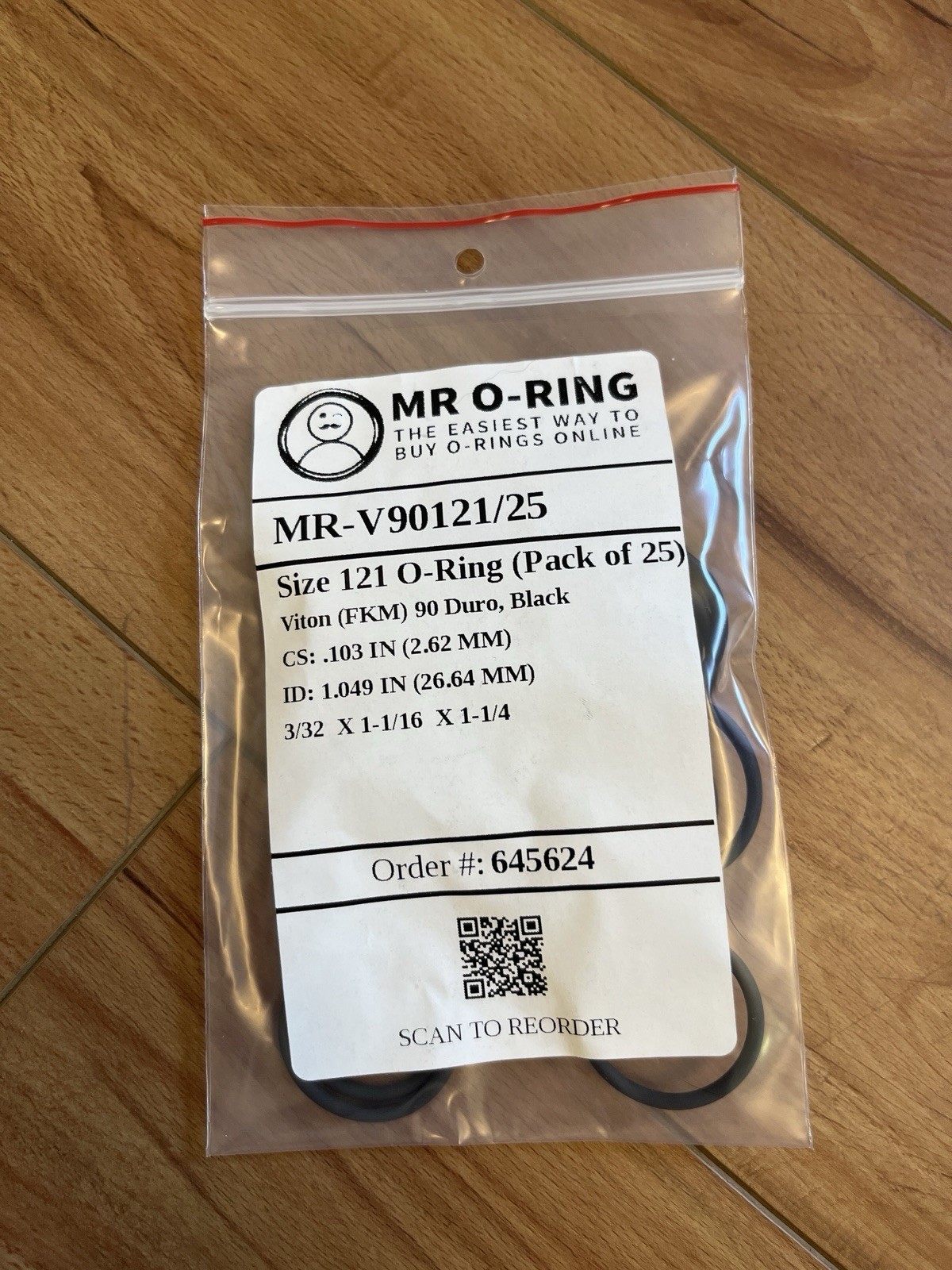 Mr. O-Ring Lot — 7 bags of assorted o rings