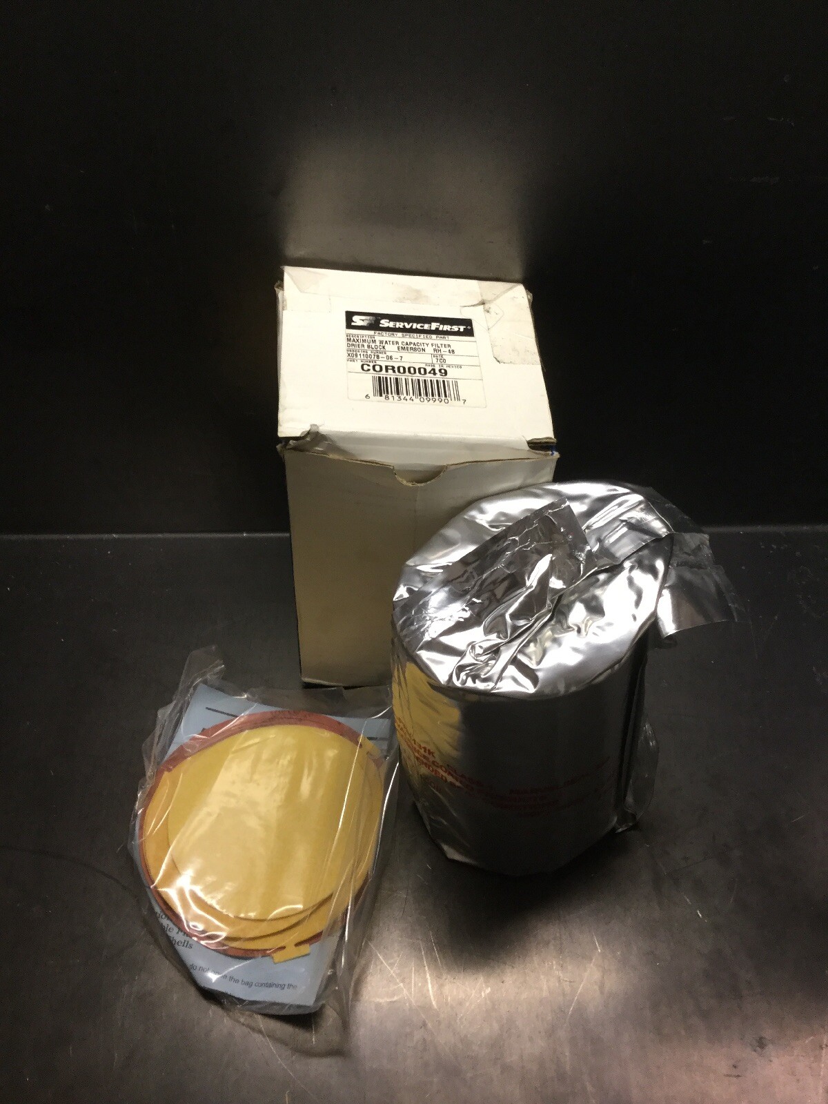 LOT OF 2, NEW, SERVICE FIRST, COR00049, MAXIMUM WATER CAPACITY FILTER. (15B-1,2)