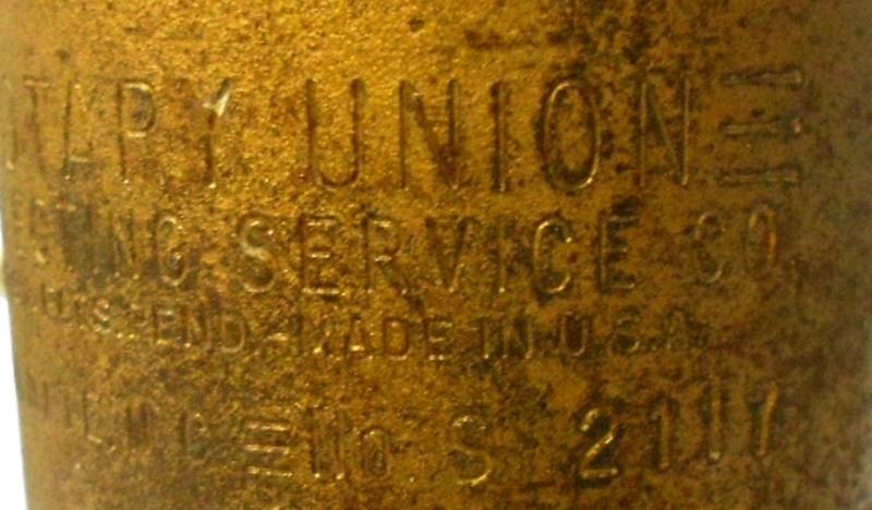 PERFECTING SERVICE CO. ROTARY UNION NO. S2117, 1/2″, STEEL