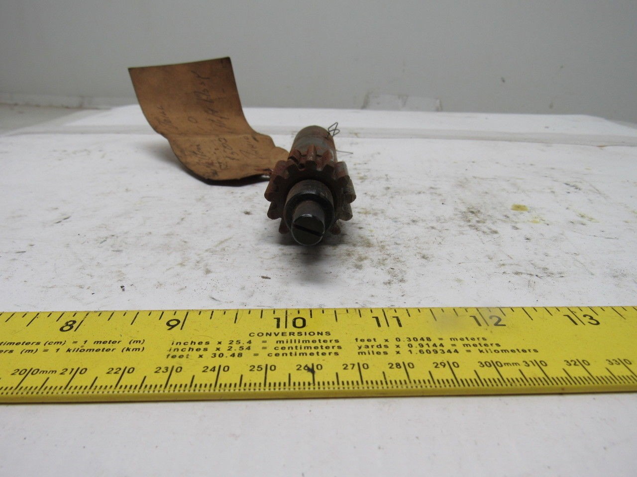 Vintage Lathe Bar Stock End Facing Forming Cutter Turner Missing Roller