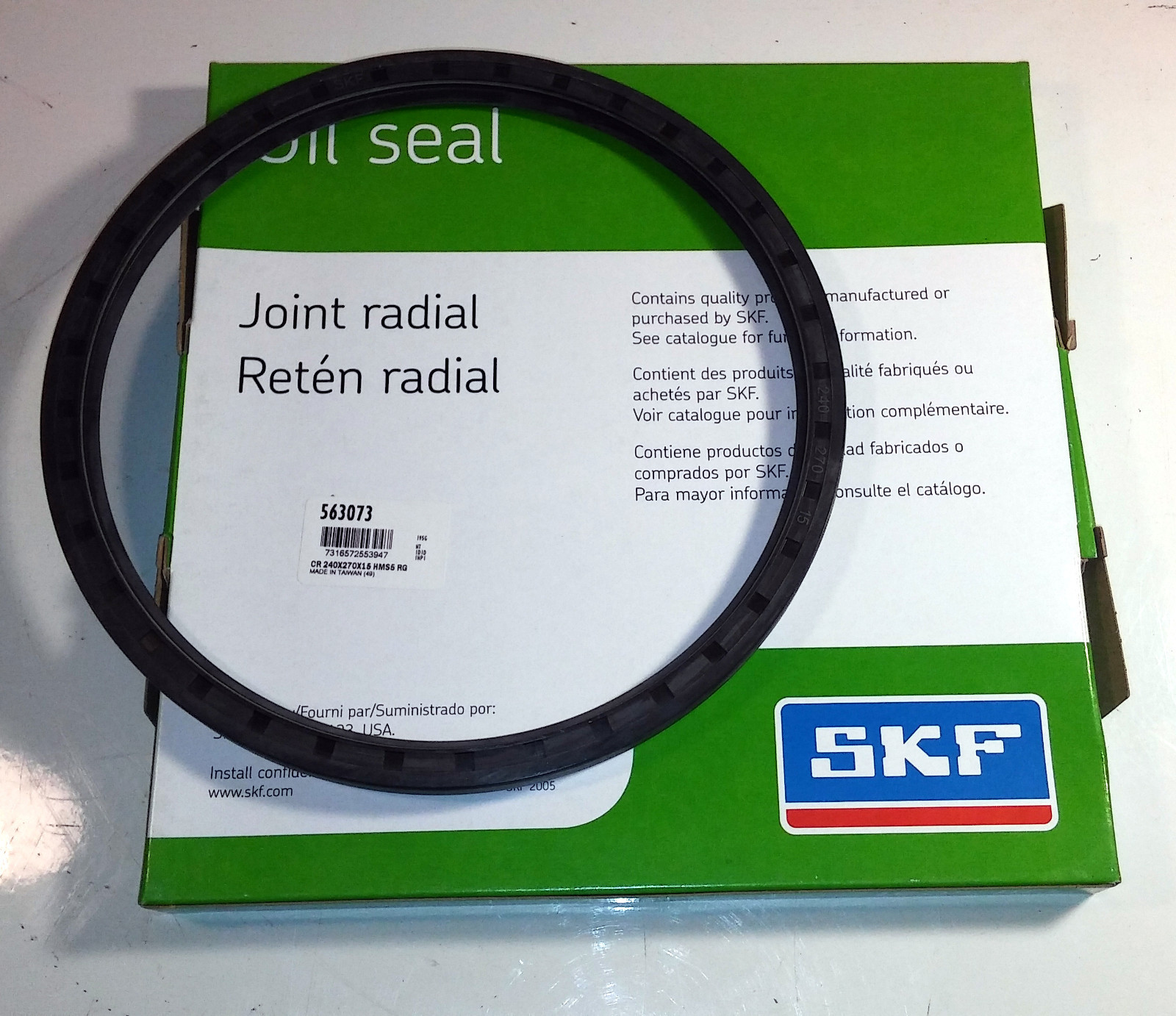 1 NEW SKF 563073 OIL SEAL CR240X270X15 HMS5 RQ NIB ***MAKE OFFER***