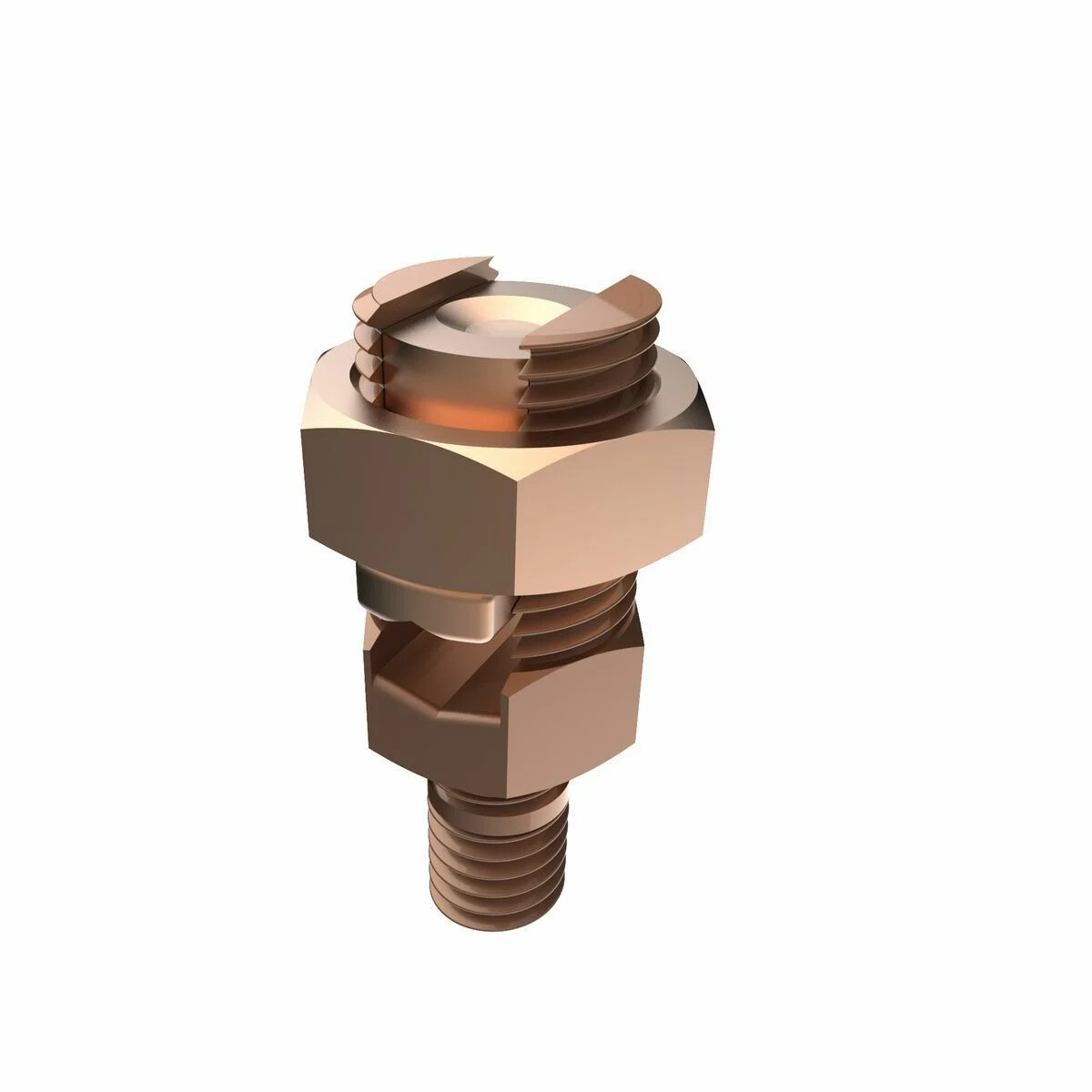 Burndy KC26B1 Mechanical Grounding Connector, Cable to Flat, 2-2/0 AWG (Str) /
