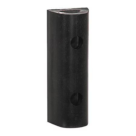 Buyers Products D312 Extruded Rubber D-Shaped Bumper With 2 Holes – 3 X 2-7/8 X