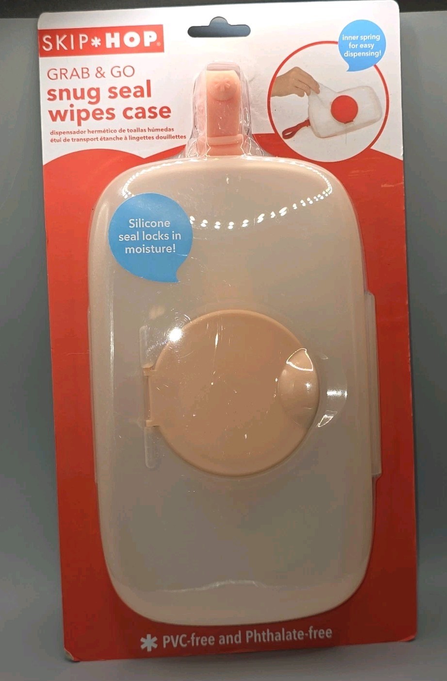 Skip Hop Grab & Go Snug Seal Wipes Case Holds up to 40 Wipes P/N 234153