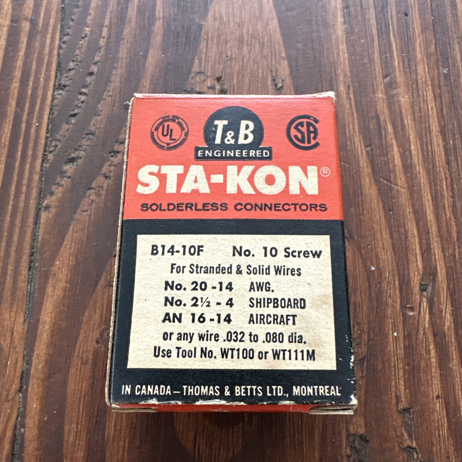 160 Ct. T&B STA-KON B14-10F Fork Tongue