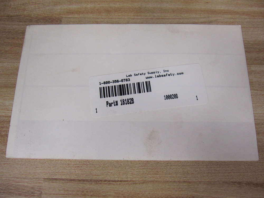 Lab Safety Supply 18182B Chilled Water Supply Sign 3 Labels