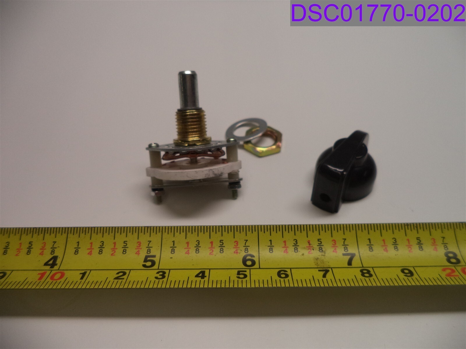Uxcell 1P6T 1 Pole 6 Position Selectable Rotary Switch Selector Plastic Knob