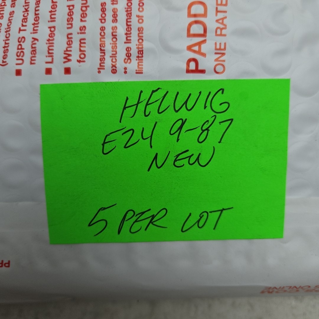 5 Pack Helwig Carbon E24 9-87 Tamped Carbon Brush 1-1/4″ x 2″ x 1/2″ New