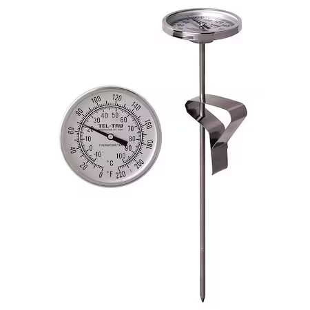 Tel-Tru Lt225r-8/23100884 Bimetal Thermom, 2 In Dial, -40 To 70C
