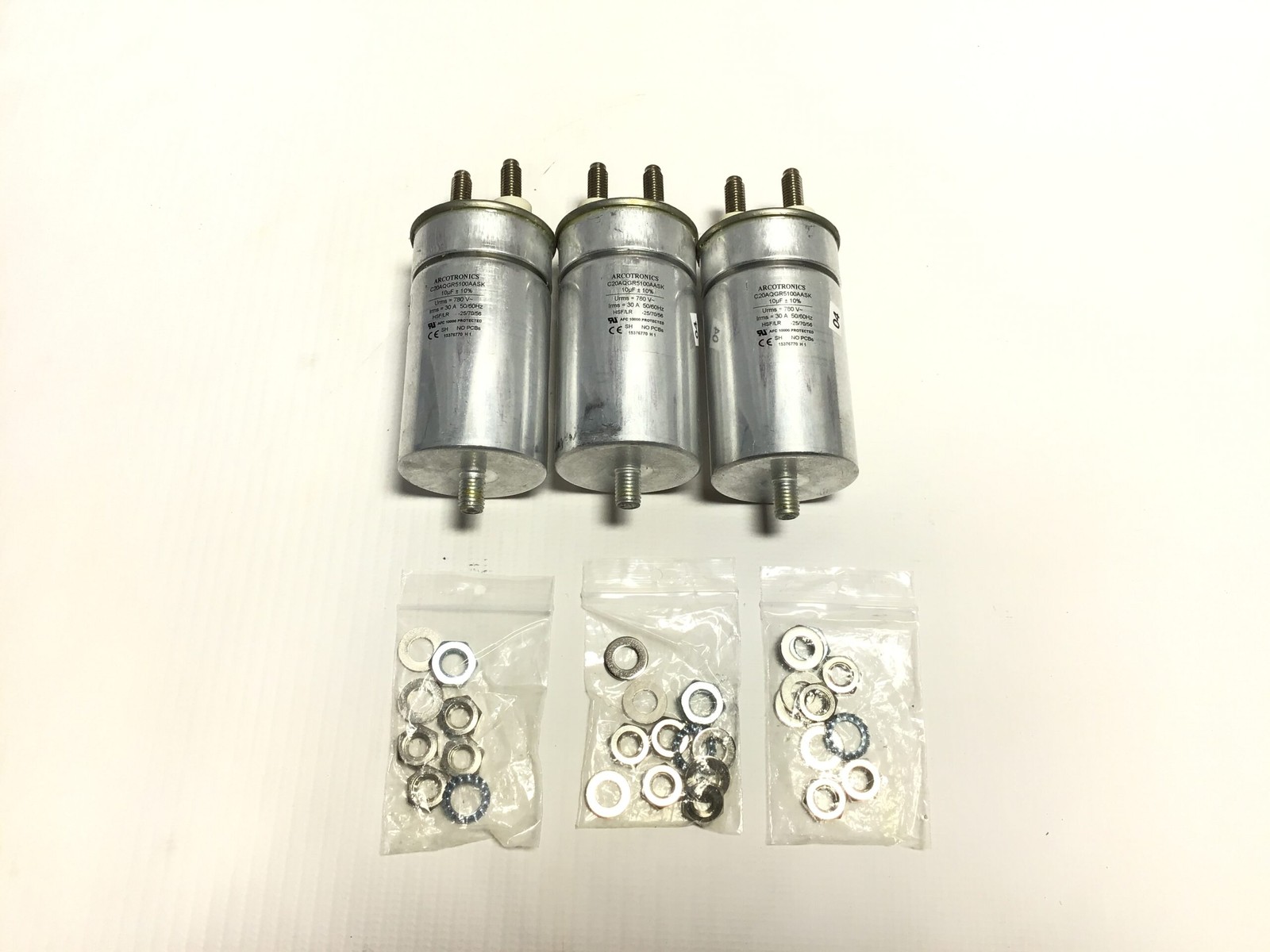 Arcotronics C20AQGR5100AASK Polypropylene Film Capacitor Screw Mount 780V 30A…