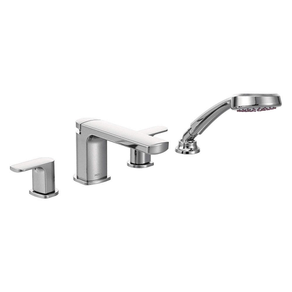 RIZON T936 Tub Faucet,Moen,Metal 494L98